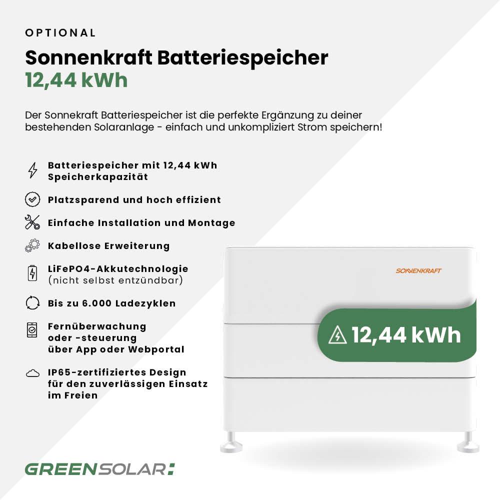 Sonnenkraft Batteriespeicher Erweiterung 4,14kWh