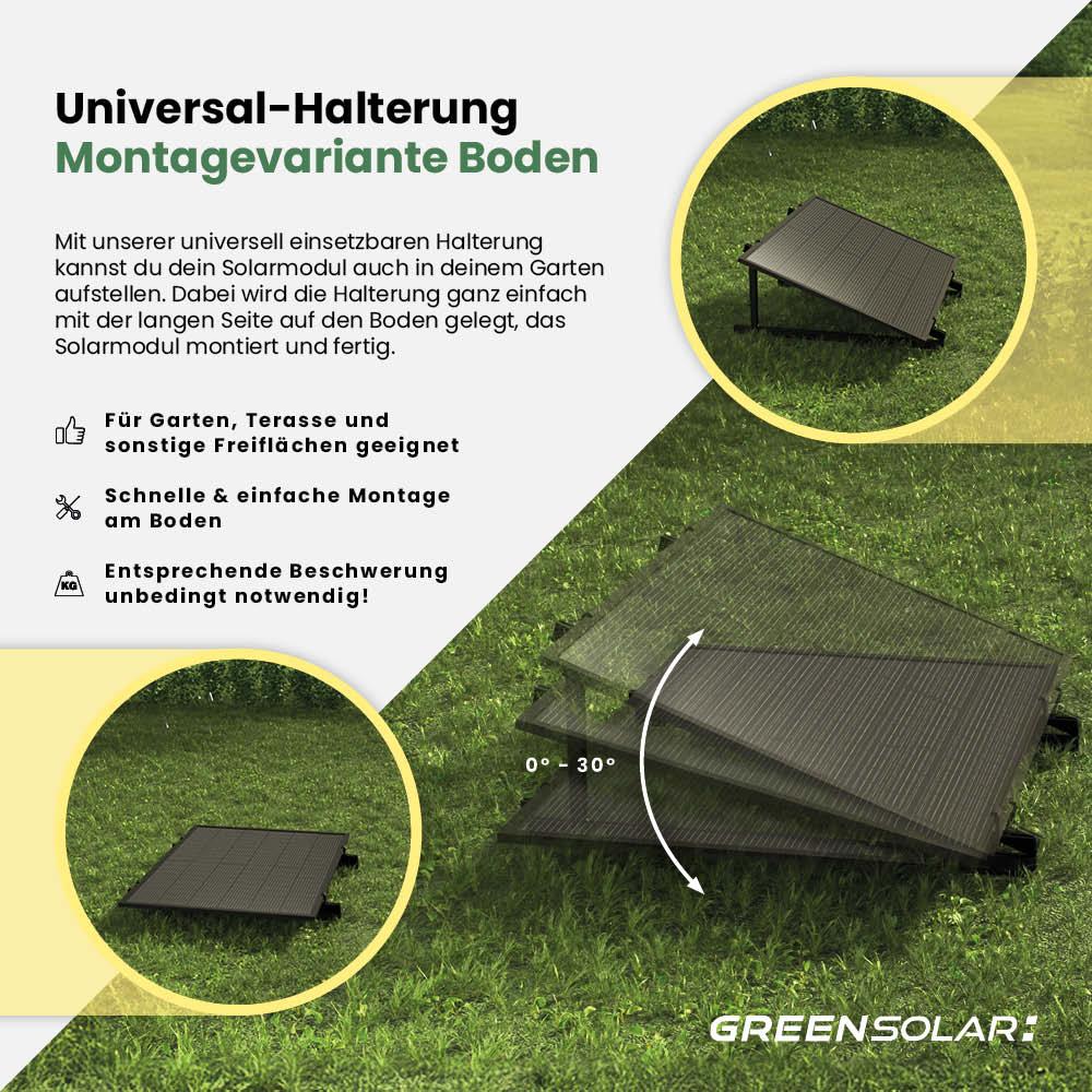 Balkonbefestigung für 8 Module