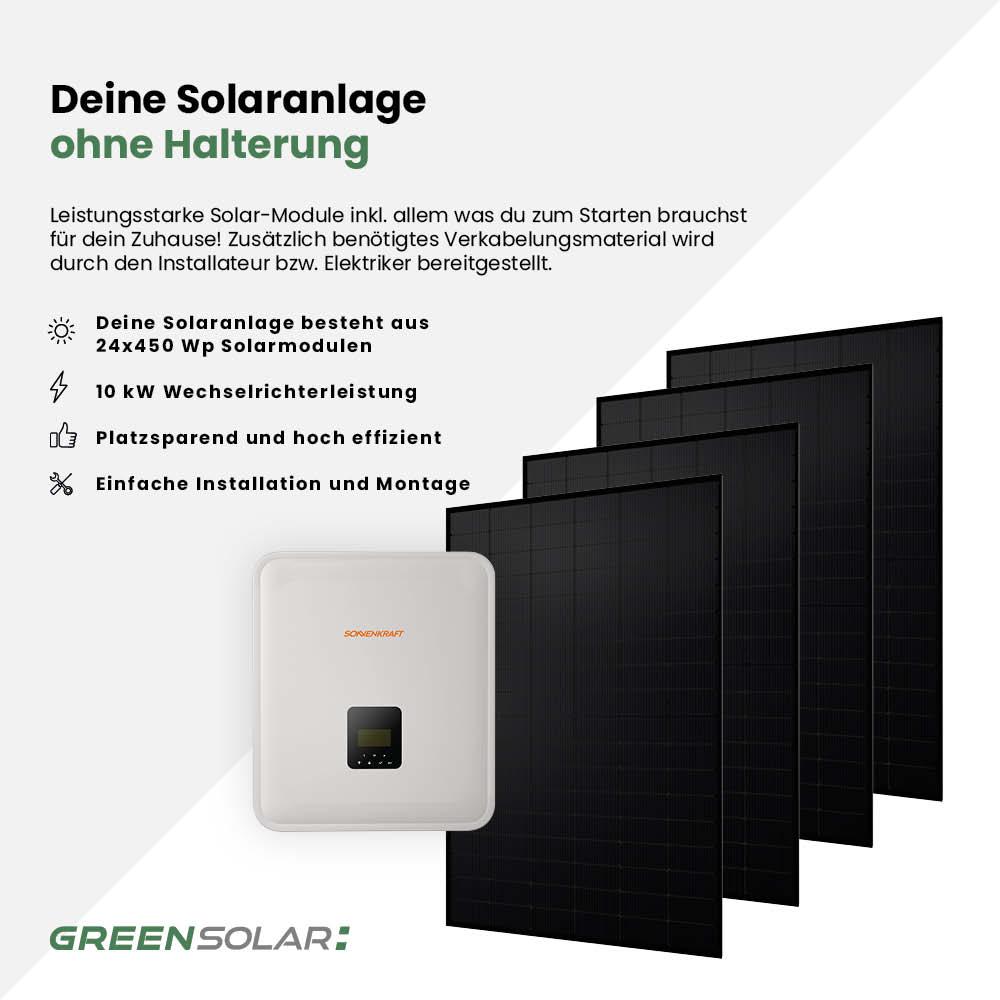 Solaranlage 10kWp ohne Halterung