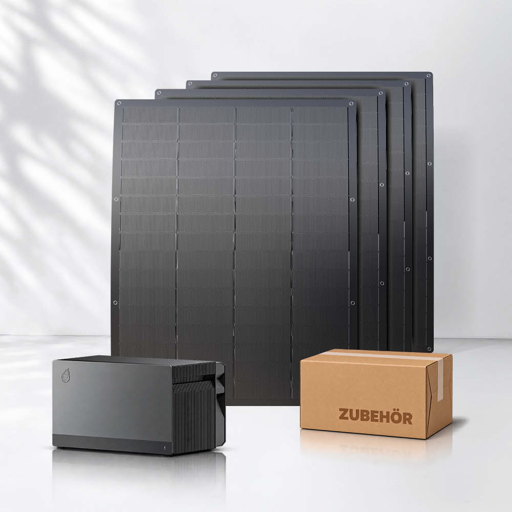 Balkonkraftwerk Flex 800Wp mit Avocado-Speicher 2,11kWh