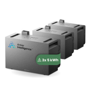 3 x Anker SOLIX Solarbank 4 E5000 Pro Erweiterung
