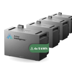 4 x Anker SOLIX Solarbank 4 E5000 Pro Erweiterung