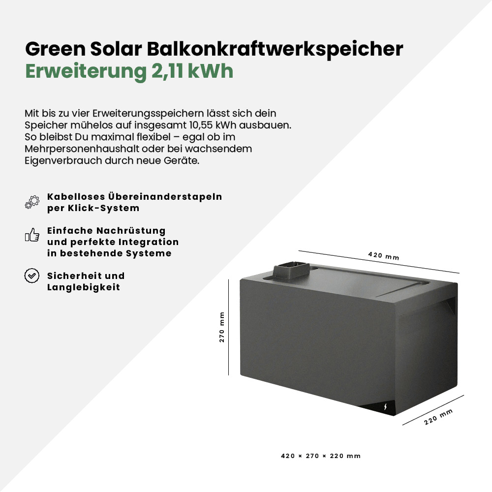 3 x Avocado Foxess 2,11 Erweiterung