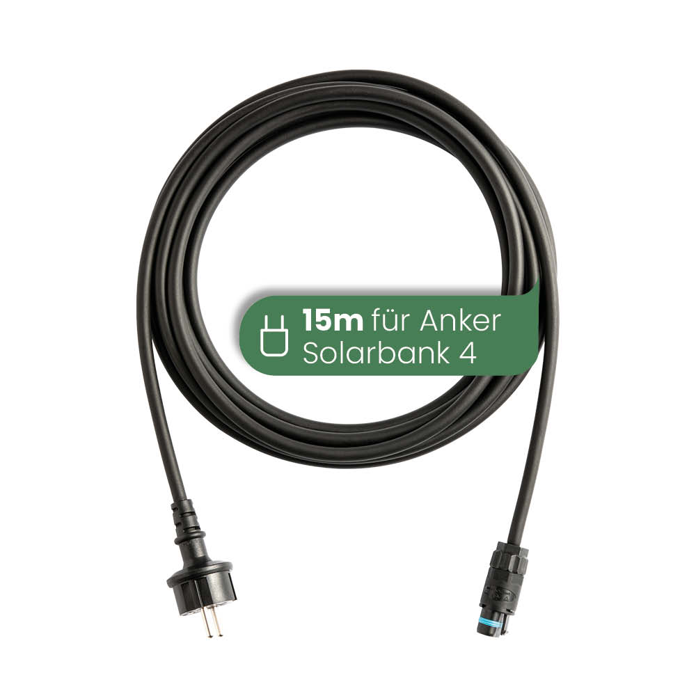 Anker SOLIX Solarbank 4 Schukokabel 15m