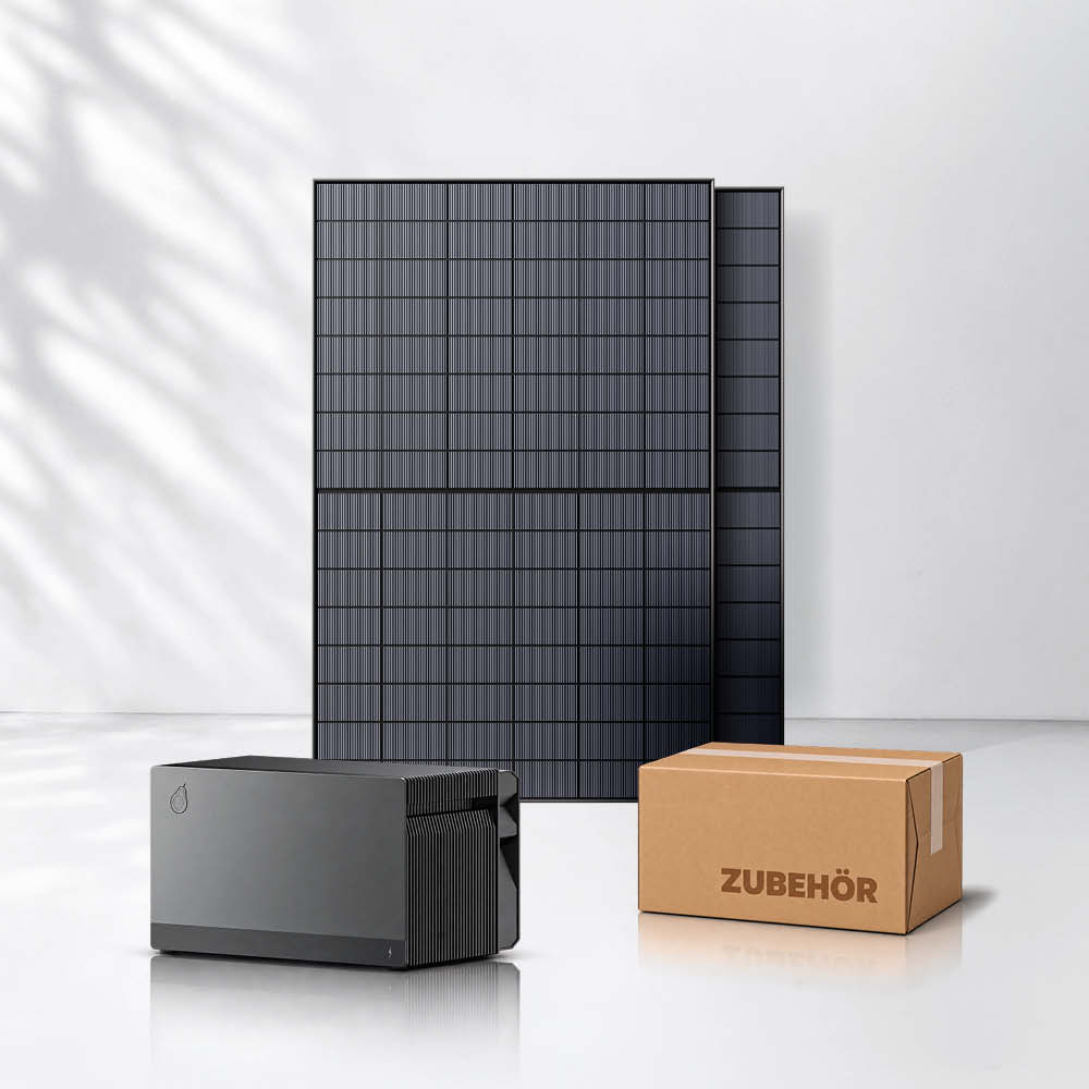 Balkonkraftwerk 900Wp mit Avocado-Speicher 2,11kWh