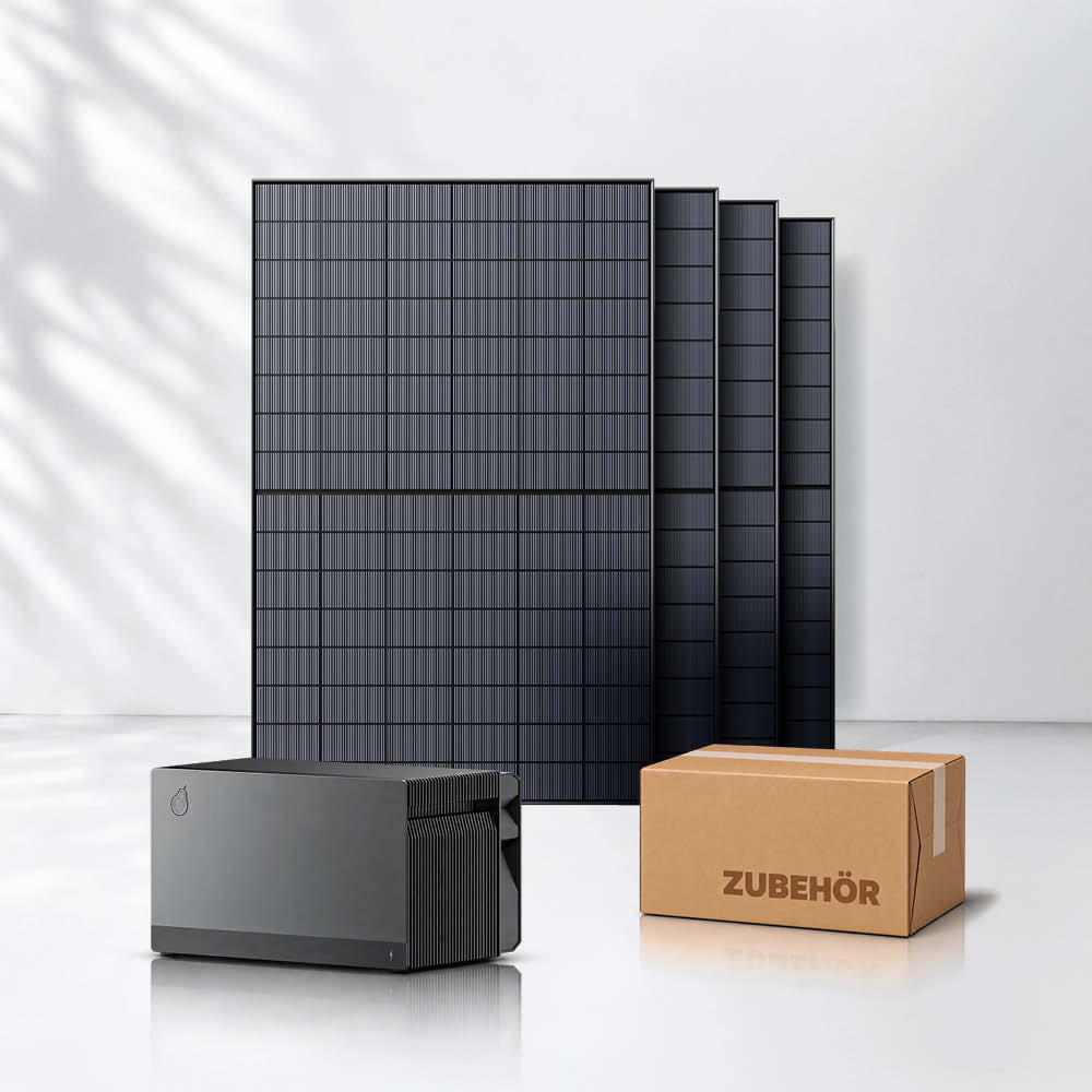 Balkonkraftwerk 1800Wp mit Avocado-Speicher 2,11kWh